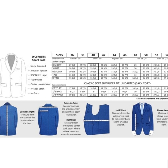 O'Connells Authentic Cotton Madras Plaid Gingham Sport Coat Blazer Mens 40R - Picture 14 of 14